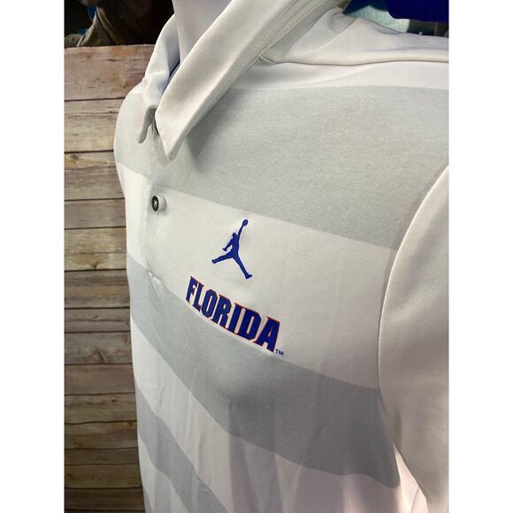 Florida Gators Air Jordan Polo Men's White/Blue Mens Small - Picture 8 of 10